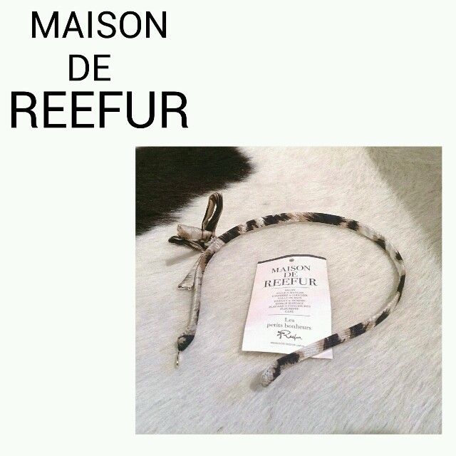 Maison de Reefur(メゾンドリーファー)のREEFUR リボンカチューシャ レディースのヘアアクセサリー(カチューシャ)の商品写真