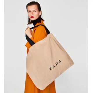 ザラ(ZARA)の【新品未使用】ZARA 麻バッグ トートバッグ(トートバッグ)