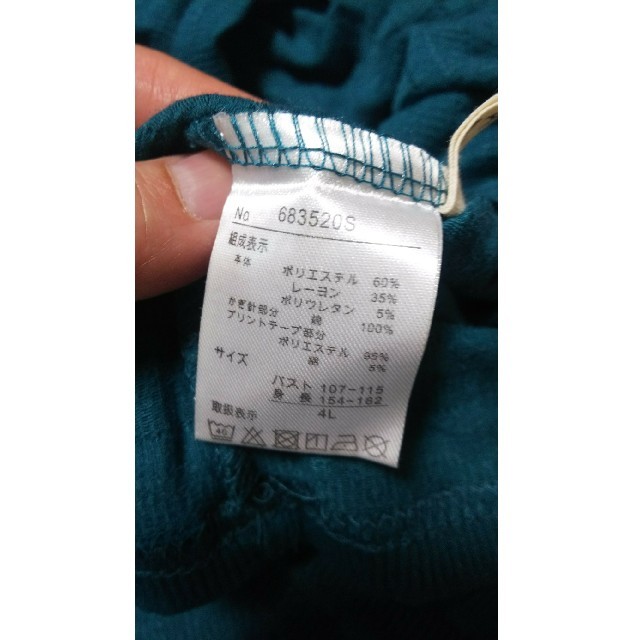 大きいサイズ  Tシャツ レディースのトップス(Tシャツ(半袖/袖なし))の商品写真