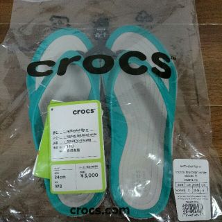 クロックス(crocs)の最終お値下げ 新品未使用 クロックス ビーチサンダル(ビーチサンダル)