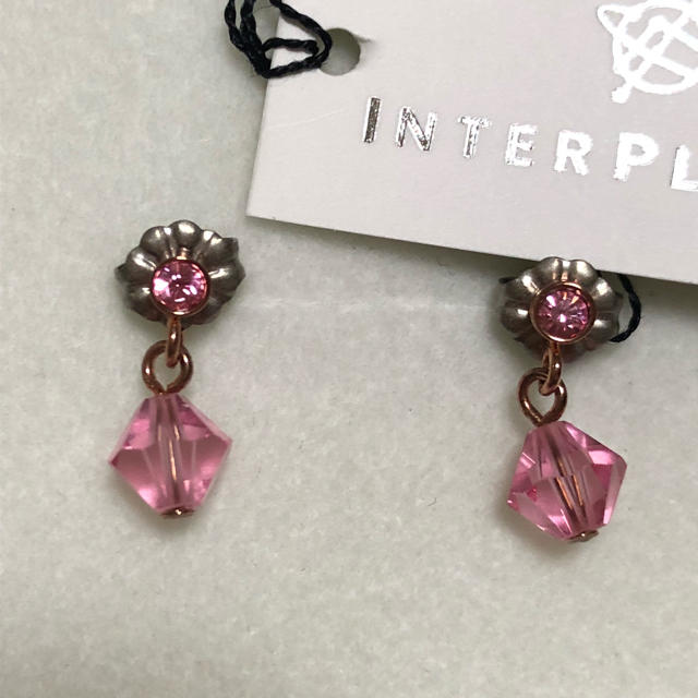 INTERPLANET(インタープラネット)のインタープラネット  ピアス ピンク レディースのアクセサリー(ピアス)の商品写真