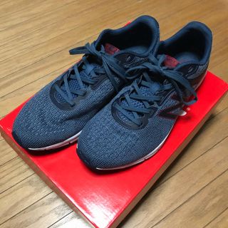 ニューバランス(New Balance)のニューバランス M635 ネイビー/レッド 26.5cm(スニーカー)