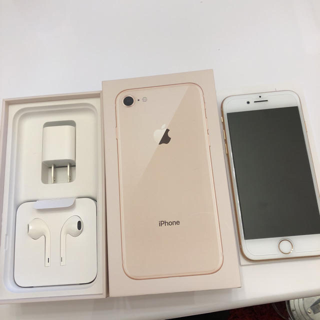完璧 64GB iPhone8 - iPhone 中古美品 ゴールド SIMフリー