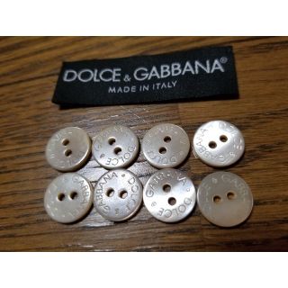 ドルチェアンドガッバーナ(DOLCE&GABBANA)のDOLCE&GABBANA　ドルチェ&ガッバーナ　タグ&ボタン8個(各種パーツ)