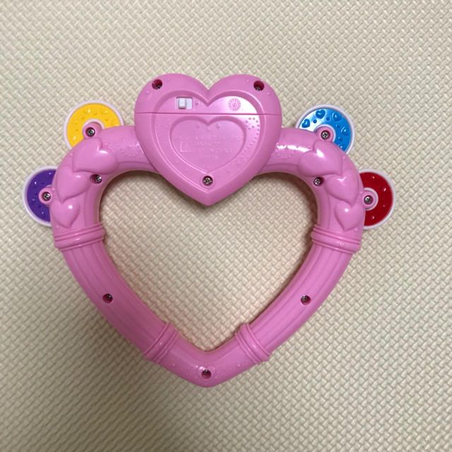 BANDAI(バンダイ)のバグっとプリキュア プリハート タンバリン 美品 エンタメ/ホビーのおもちゃ/ぬいぐるみ(キャラクターグッズ)の商品写真