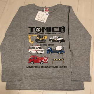 タカラトミー(Takara Tomy)の【新品】トミカ 長袖Tシャツ 120 ロンT(Tシャツ/カットソー)