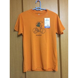 モンベル(mont bell)のモンベル Tシャツ サイクリングベア オレンジ(Tシャツ/カットソー(半袖/袖なし))