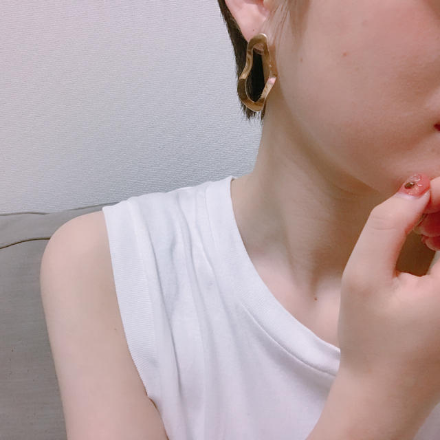 moussy(マウジー)のgold piace ハンドメイドのアクセサリー(ピアス)の商品写真