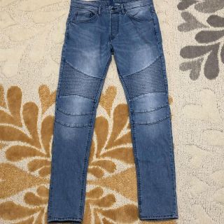 エイチアンドエム(H&M)のH&M バイカー デニム SKINNY 32 (デニム/ジーンズ)