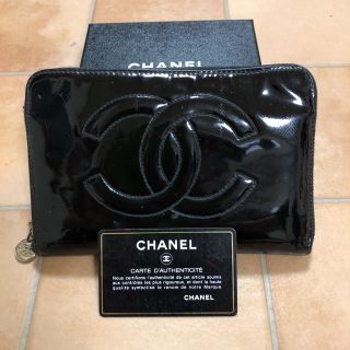 シャネル(CHANEL)のCHANEL ＊ エナメル 長財布 ♡正規品♡(財布)