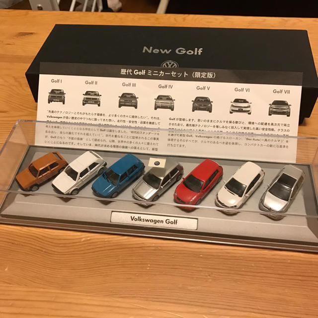 Volkswagen Golf ミニカーセット