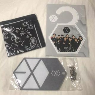 エクソ(EXO)の新品☆EXO エクソ ファンクラブ FC限定グッズ パスケース バンダナ(アイドルグッズ)