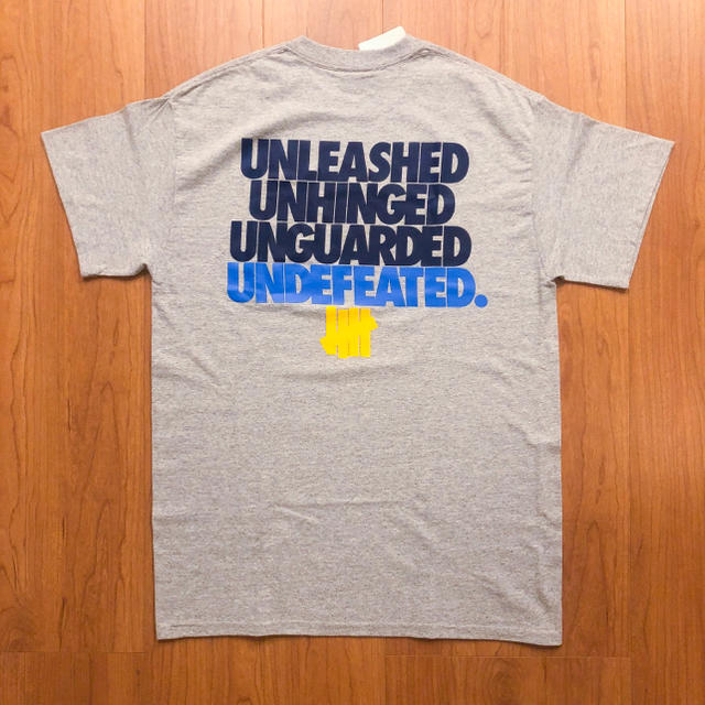 UNDEFEATED(アンディフィーテッド)の定価以下 送料込 Mサイズ グレー UNDEFESTED 明治通り限定 Tシャツ メンズのトップス(Tシャツ/カットソー(半袖/袖なし))の商品写真