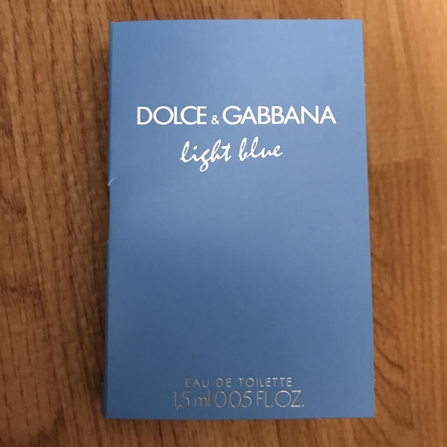 DOLCE&GABBANA(ドルチェアンドガッバーナ)のドルチェ&ガッバーナ ❤︎ ライトブルー ❤︎ サンプル コスメ/美容の香水(ユニセックス)の商品写真