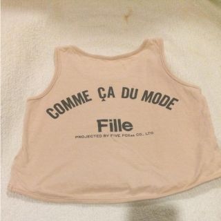 コムサデモード(COMME CA DU MODE)の100cm コムサデモード タンクトップ(Tシャツ/カットソー)