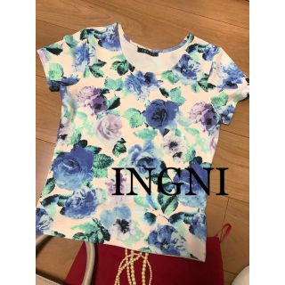 イング(INGNI)の☆INGNI☆イング  フラワープリントカットソー(カットソー(半袖/袖なし))