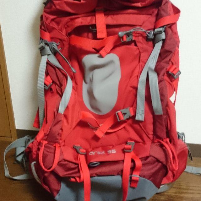 Osprey(オスプレイ)の値下げ！【新品未使用！】登山ザック★オスプレー55L★レインカバー付き！ スポーツ/アウトドアのアウトドア(登山用品)の商品写真