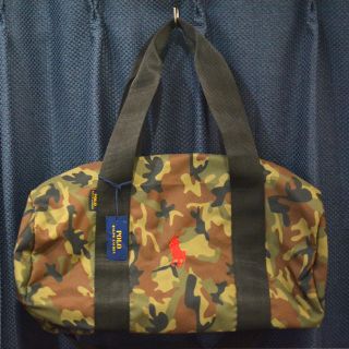 ポロラルフローレン(POLO RALPH LAUREN)の新品未使用 正規品 ポロラルフローレン ボストンバックドラムバック 迷彩(ボストンバッグ)