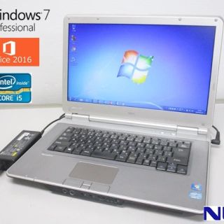 エヌイーシー(NEC)の超高性能Core i5 搭載 NEC VJ27MD-G Win10office(ノートPC)