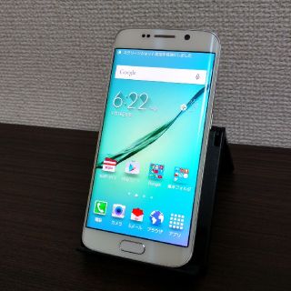 エーユー(au)のau Galaxy S6 edge SCV31 32GB White Pearl(スマートフォン本体)