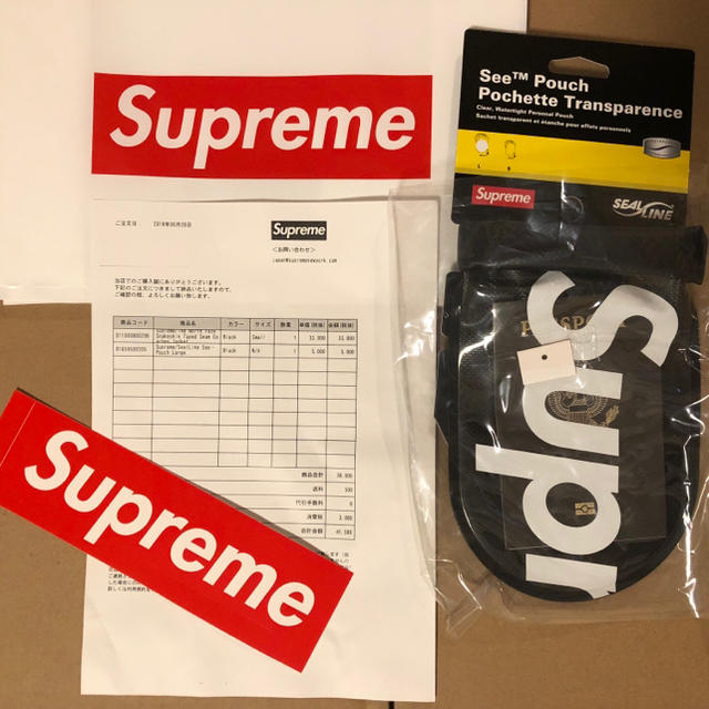 新品 Supreme 18ss  SealLine See Pouch L