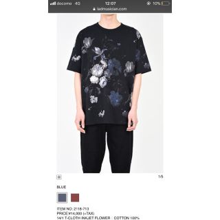 ラッドミュージシャン(LAD MUSICIAN)のlad musician 花柄シャツ(Tシャツ/カットソー(半袖/袖なし))