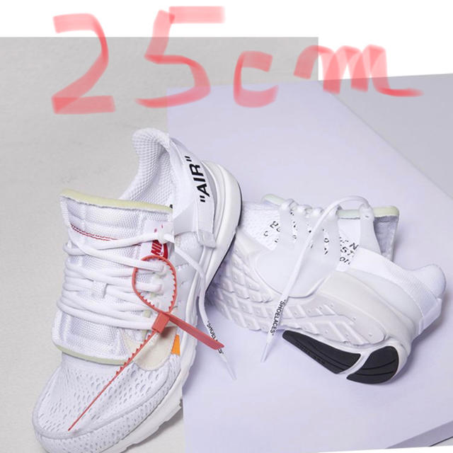 OFF-WHITE(オフホワイト)のナイキ エア プレスト オフホワイト メンズの靴/シューズ(スニーカー)の商品写真