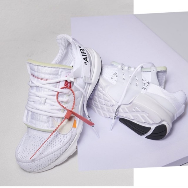 名入れ無料】 NIKE presto air nike offwhite 希少26 - スニーカー