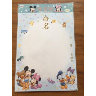 ディズニー(Disney)の命名 ディズニー (命名紙)