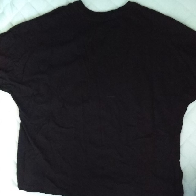 GU(ジーユー)のGU バラ刺繍Tシャツ 黒 XL レディースのトップス(Tシャツ(半袖/袖なし))の商品写真