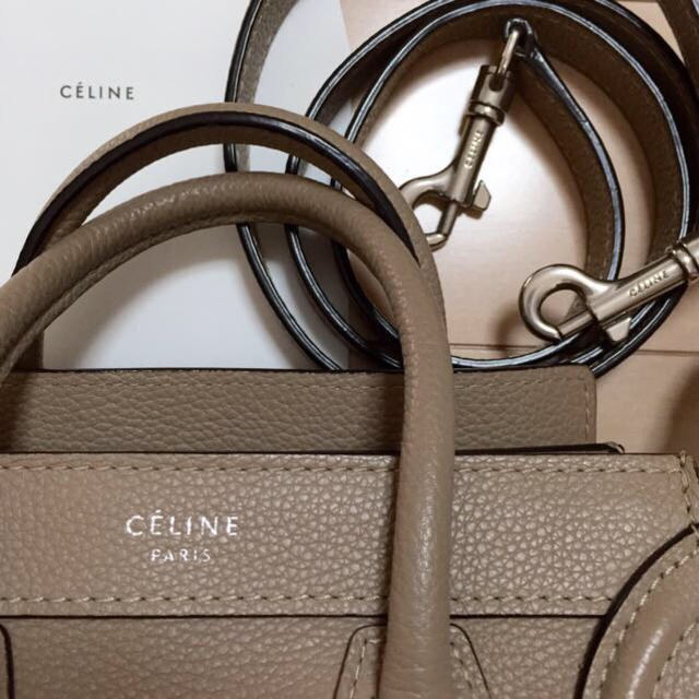 celine(セリーヌ)のCELINE ラゲージナノ 品質証明書有 レディースのバッグ(ショルダーバッグ)の商品写真