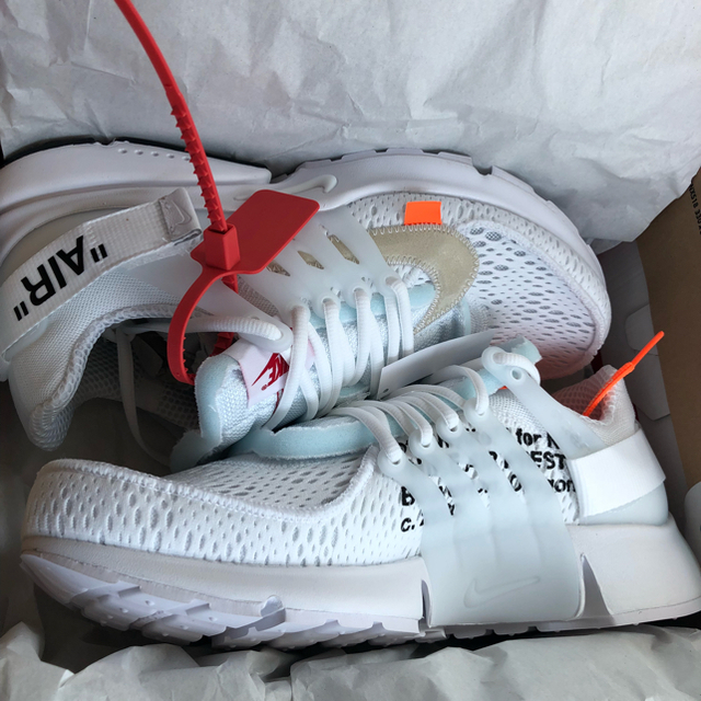 28 nike off-white air presto プレスト　US10