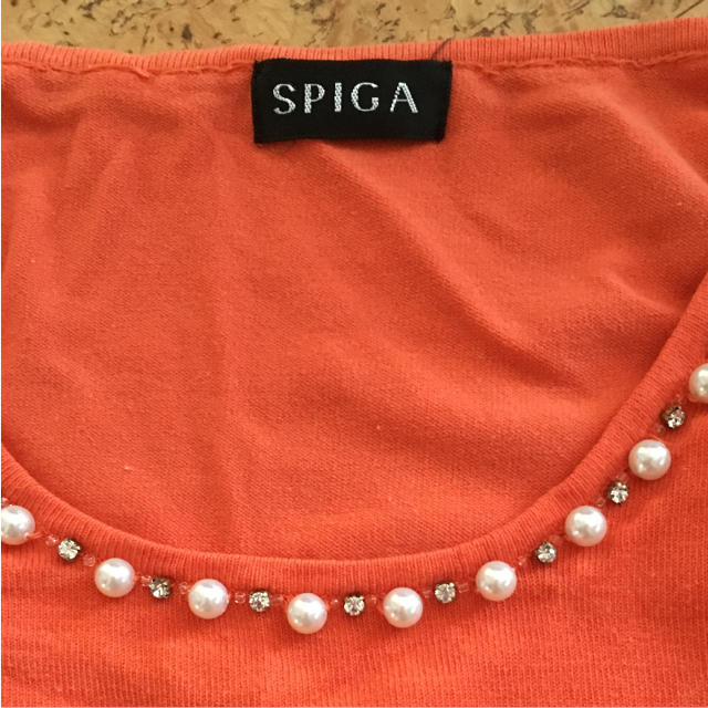 SPIGA(スピーガ)のSPIGA きれいめTシャツ レディースのトップス(Tシャツ(半袖/袖なし))の商品写真