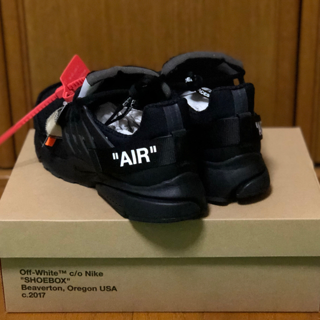 NIKE presto off-white 27cm US9　プレスト ブラック