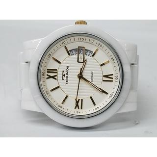 テクノス(TECHNOS)のaloha!様専用 テクノス 腕時計 T9563 ホワイトセラミック 箱付(腕時計(アナログ))