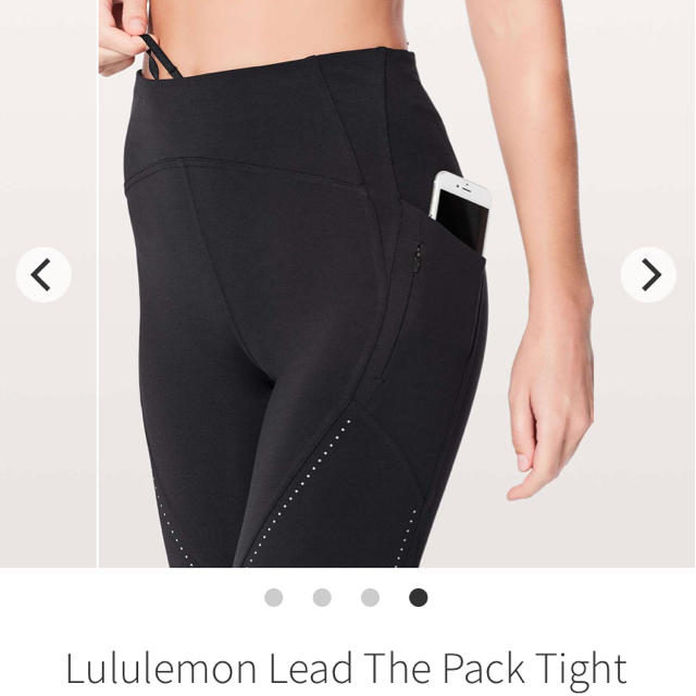 lululemon(ルルレモン)のlululemon Lead the Pack Tight サイズ6 スポーツ/アウトドアのトレーニング/エクササイズ(ヨガ)の商品写真