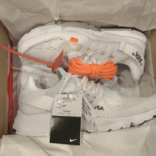 ナイキ(NIKE)の28 送込 即納 NIKE off white AIR PRESTO 白(スニーカー)