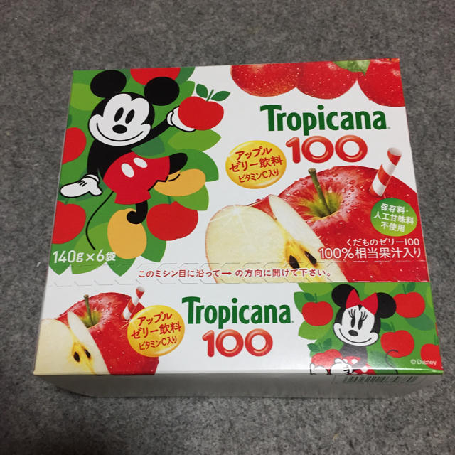 トロピカーナ Tropicana 100 アップルゼリー飲料 ６個セット  食品/飲料/酒の飲料(ソフトドリンク)の商品写真