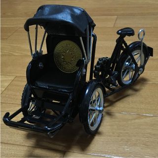 【新品】vietnam ベトナム シクロ 自転車 置物 黒(置物)