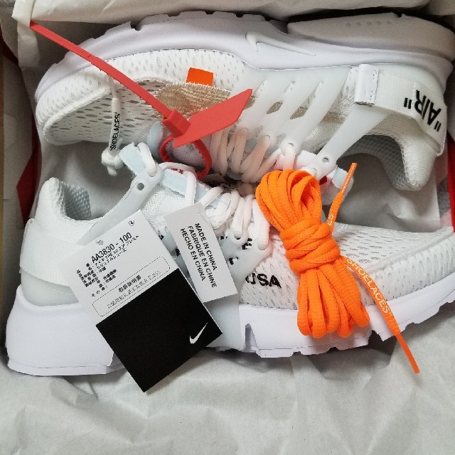 28cm nike presto off white