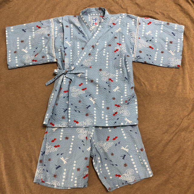 mikihouse(ミキハウス)のミキハウス  甚平 120cm キッズ/ベビー/マタニティのキッズ服男の子用(90cm~)(甚平/浴衣)の商品写真