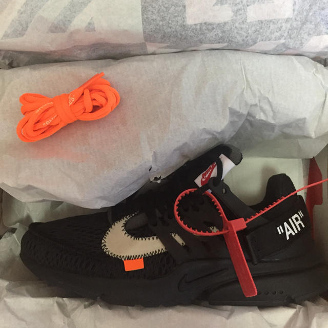 美品 NIKE OFF-WHITE AIR PRESTO BLK 27cm