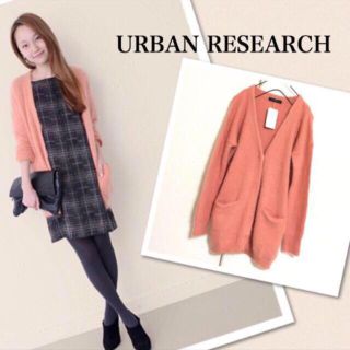 アーバンリサーチ(URBAN RESEARCH)のURアンゴラニットカーディガン(カーディガン)