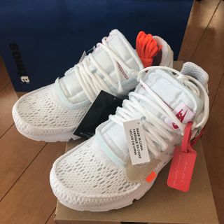 ナイキ(NIKE)のプレスト off-white 28(スニーカー)