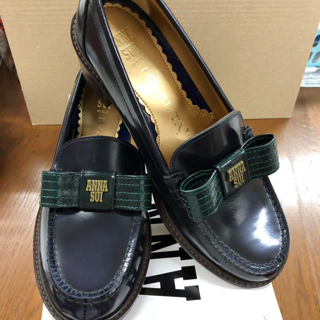 ANNA SUI コラボ HARUTA ローファー