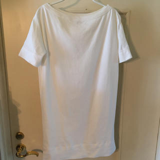 プチバトー(PETIT BATEAU)のプチバトー  白ボートネックTシャツ  14ans(Tシャツ(半袖/袖なし))