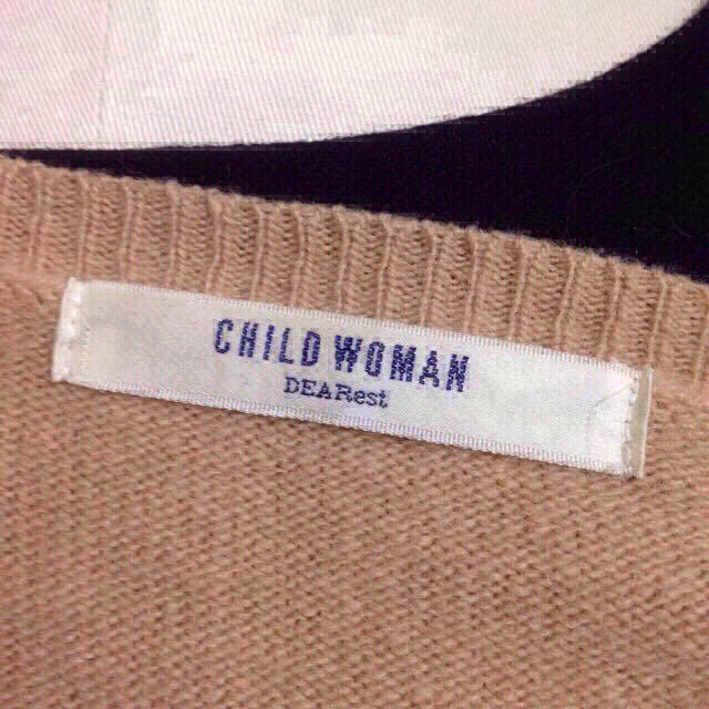 CHILD WOMAN(チャイルドウーマン)のCHILD WOMAN カーディガン レディースのトップス(ニット/セーター)の商品写真