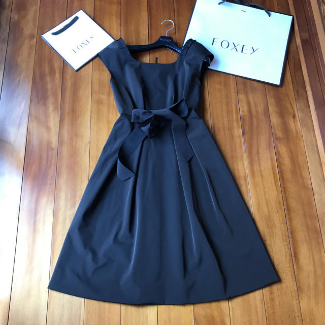 ♡極美品♡フォクシー グログランリボンワンピース レディース