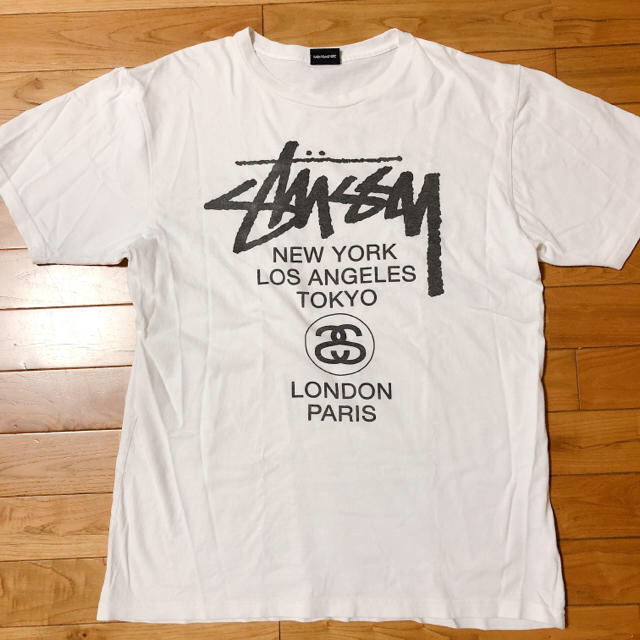 STUSSY(ステューシー)のSTUSSY 白 Tシャツ レディースのトップス(Tシャツ(半袖/袖なし))の商品写真