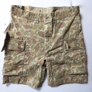 ダブルアールエル(RRL)のRRL RALPH LAUREN ハーフパンツ カモフラージュ(ショートパンツ)